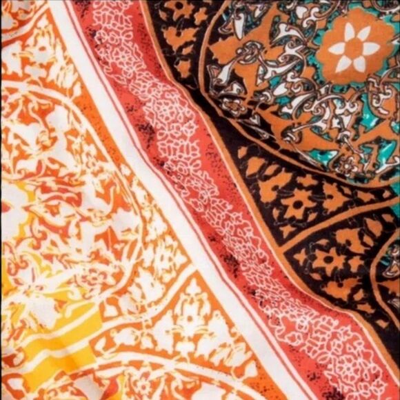 Handcrafted Bohemian Crossbody Bag ~ 100% Cotton ~ Zipper Closure ~ NEW - Picture 4 of 10